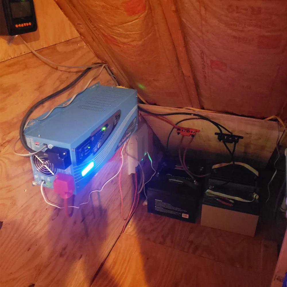 SunGoldPower 4000W DC 24V Pure Sine Wave Inverter With Charger (LFP4K24V120VSG)